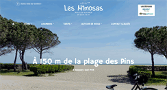Desktop Screenshot of hotel-mimosas.com